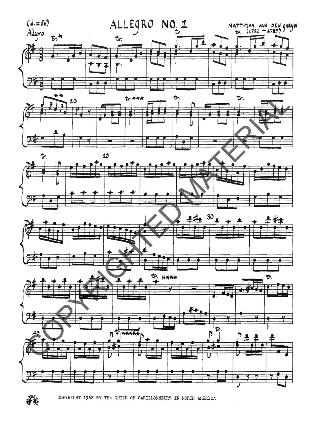 All 14 Vanden Gheyn Compositions