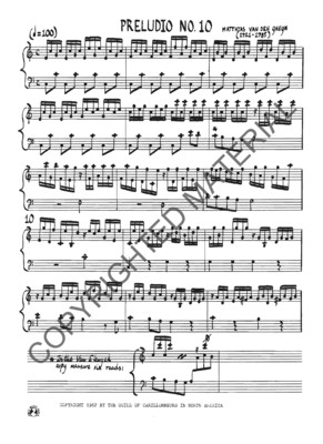 Preludio 10 (Vanden Gheyn)