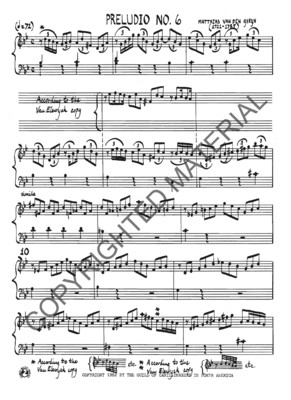 Preludio 6 (Vanden Gheyn)