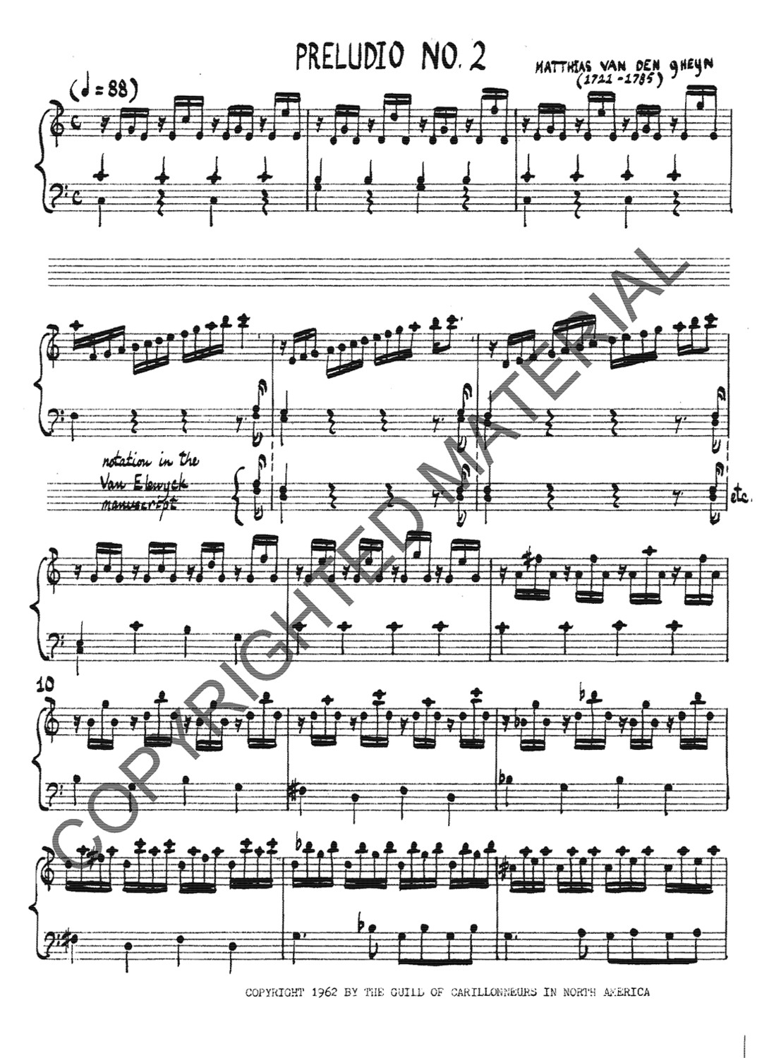 [PDF] Preludio 2 (Vanden Gheyn)