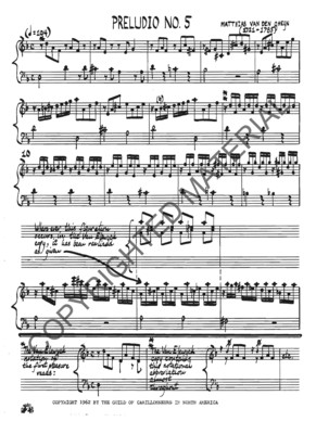 Preludio 5 (Vanden Gheyn)