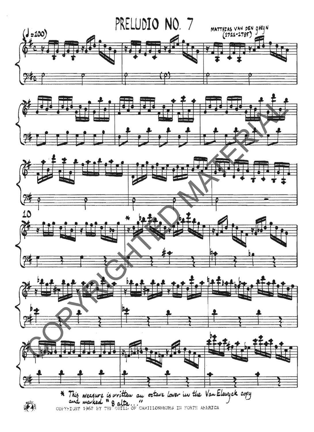 [PDF] Preludio 7 (Vanden Gheyn)