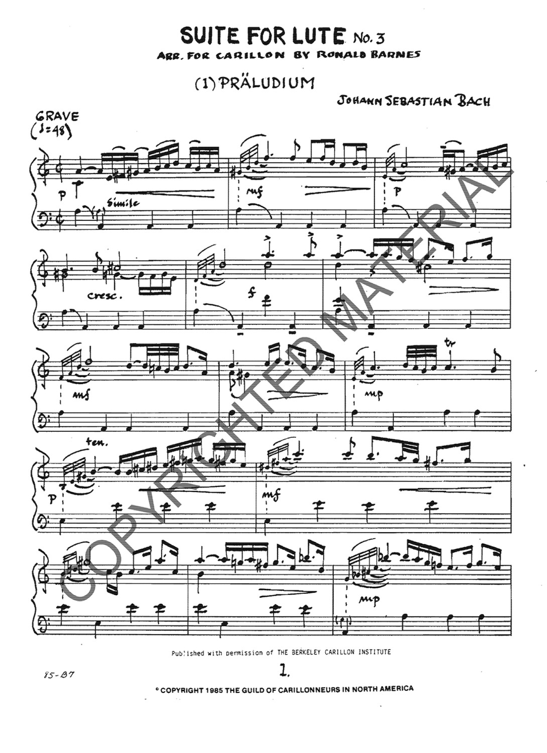 [PDF] Suite for Lute No. 3
