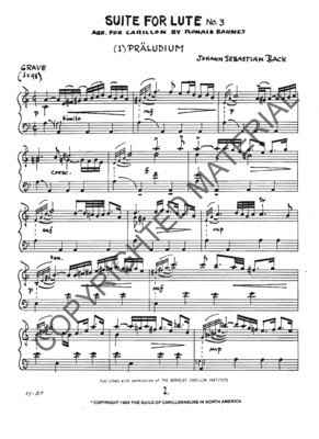 Suite for Lute No. 3