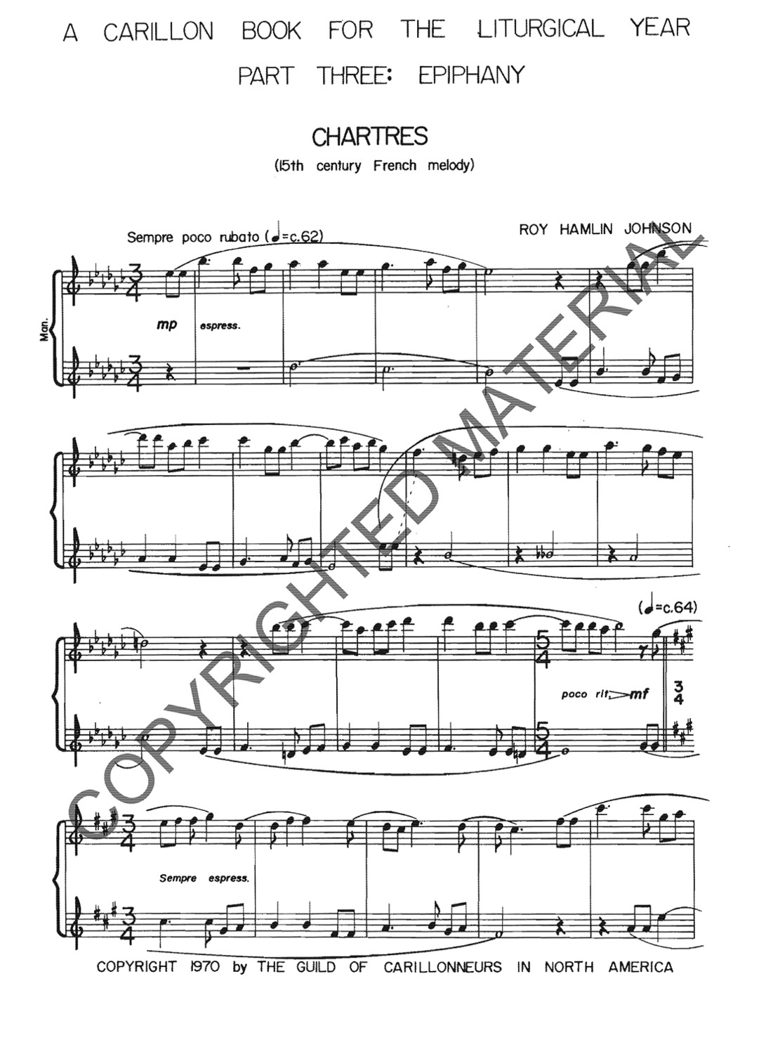 [PDF] A Carillon Book for the Liturgical Year, Part Three: Epiphany