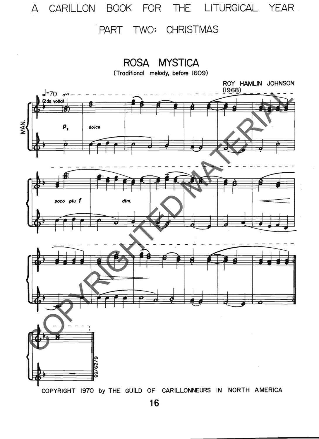 [PDF] A Carillon Book for the Liturgical Year, Part Two: Christmas