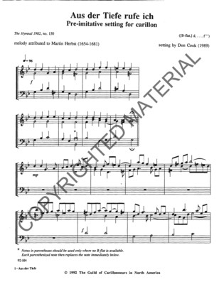 Hymn Settings, Set 1