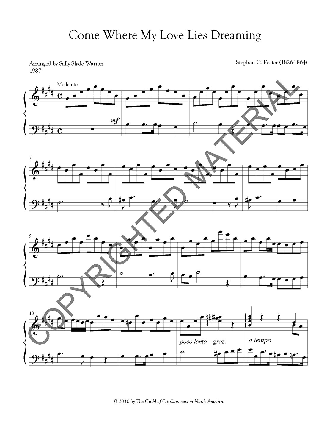 [PDF] Three Songs of Stephen Foster