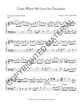 Three Songs of Stephen Foster