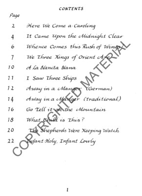 [PDF] Here We Come A-Caroling