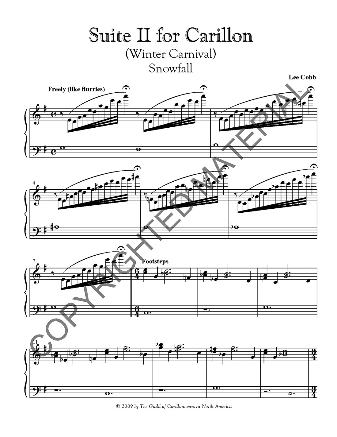 [PDF] Suite II for Carillon (Winter Carnival)