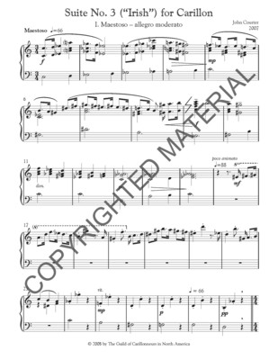 Suite No. 3 (&quot;Irish&quot;) for Carillon