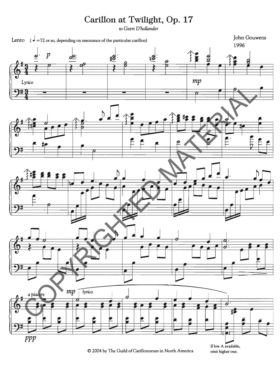 [PDF] Carillon at Twilight
