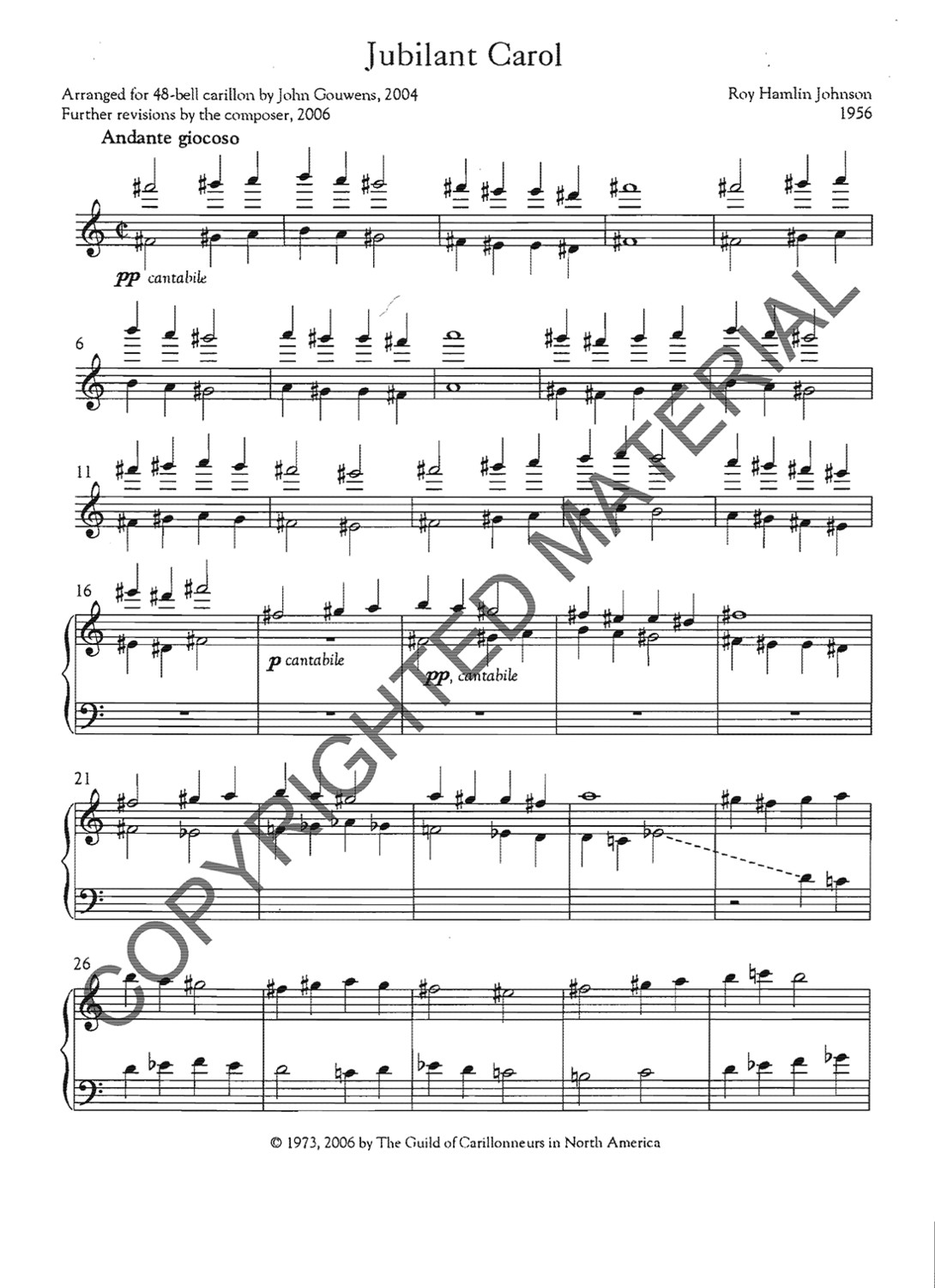 [PDF] Jubilant Carol (48-bell version)