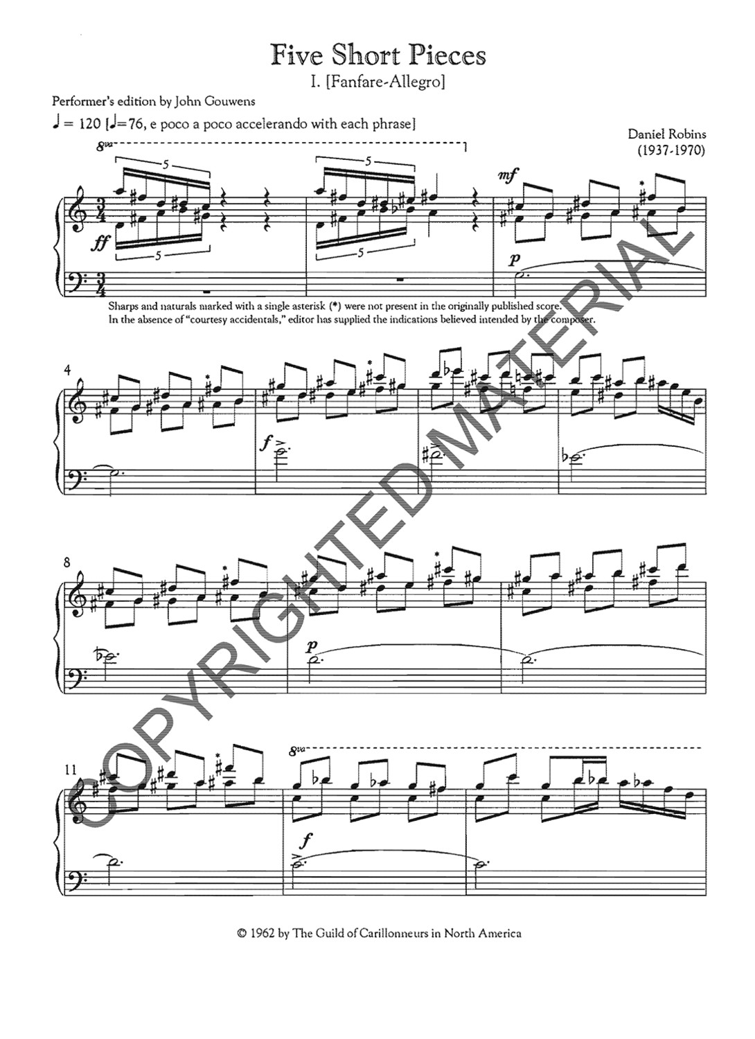Five Short Pieces (Robins)