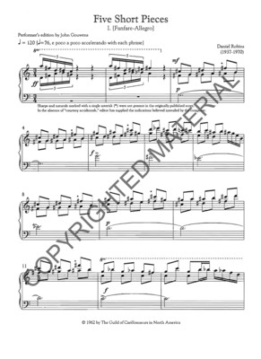 [PDF] Five Short Pieces (Robins)