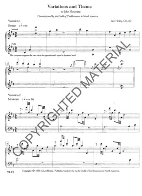 Variations and Theme