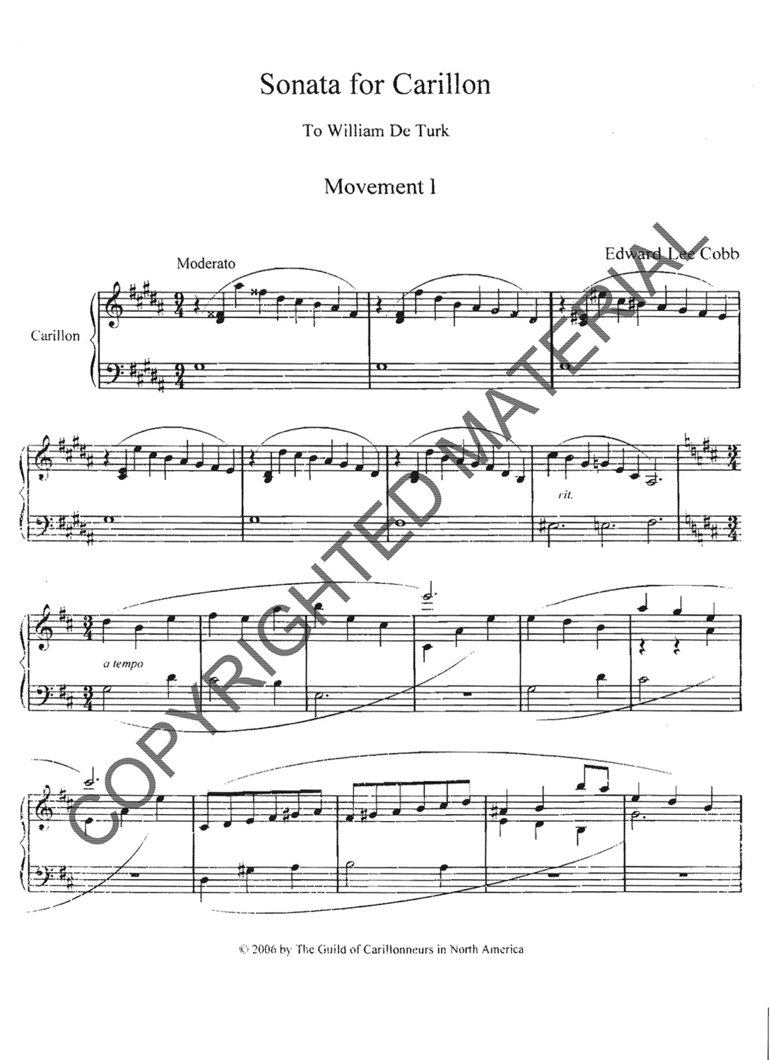 [PDF] Sonata for Carillon (Cobb)