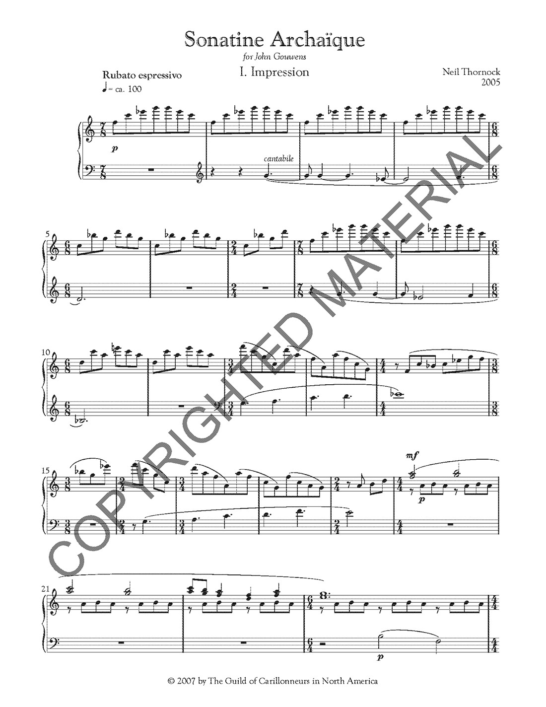[PDF] Sonatine Archaïque