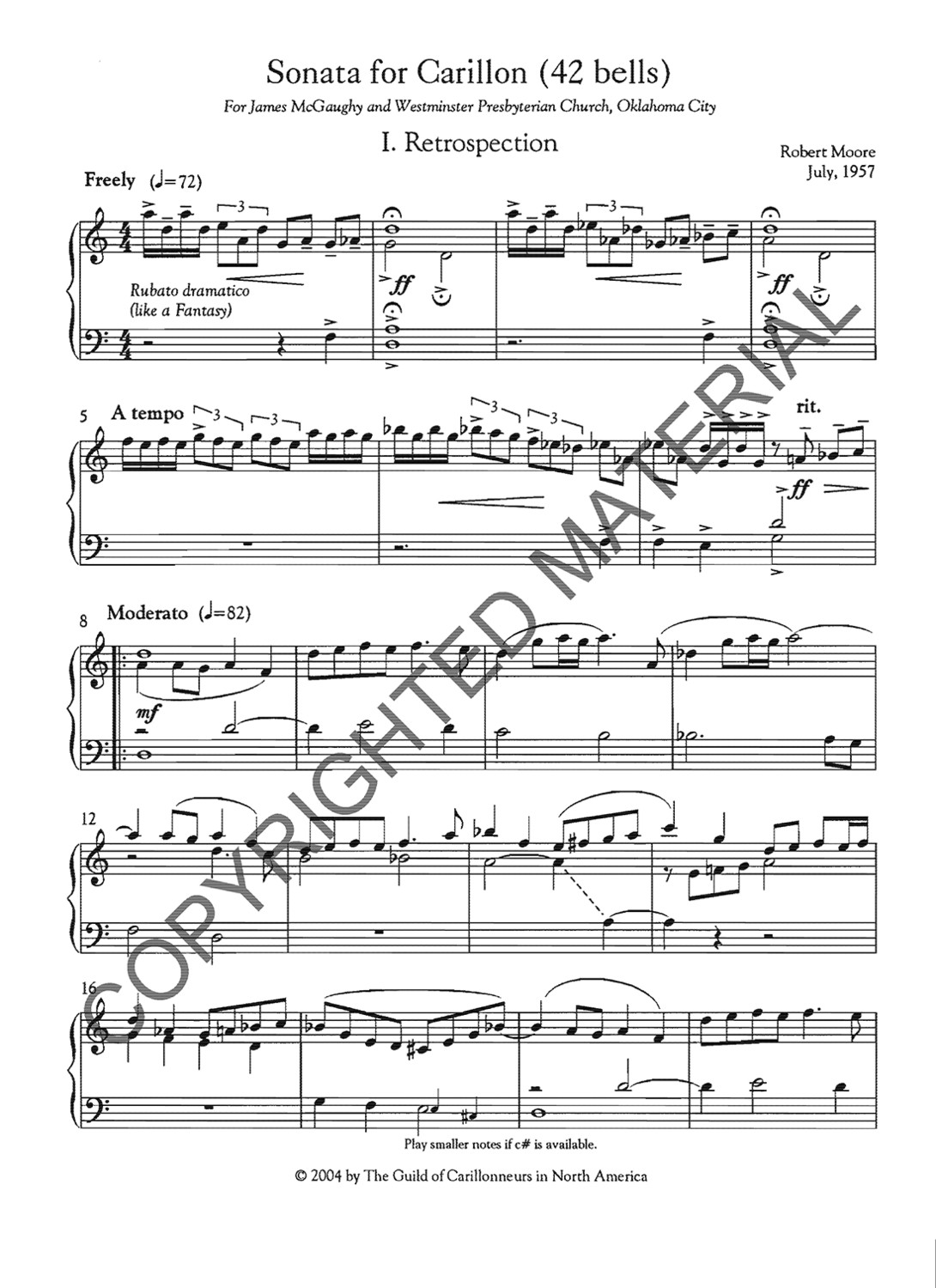 [PDF] Sonata for Carillon (Moore)