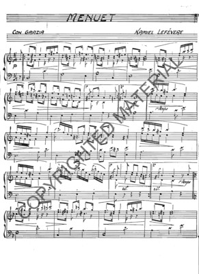 Menuet (Lefévere)