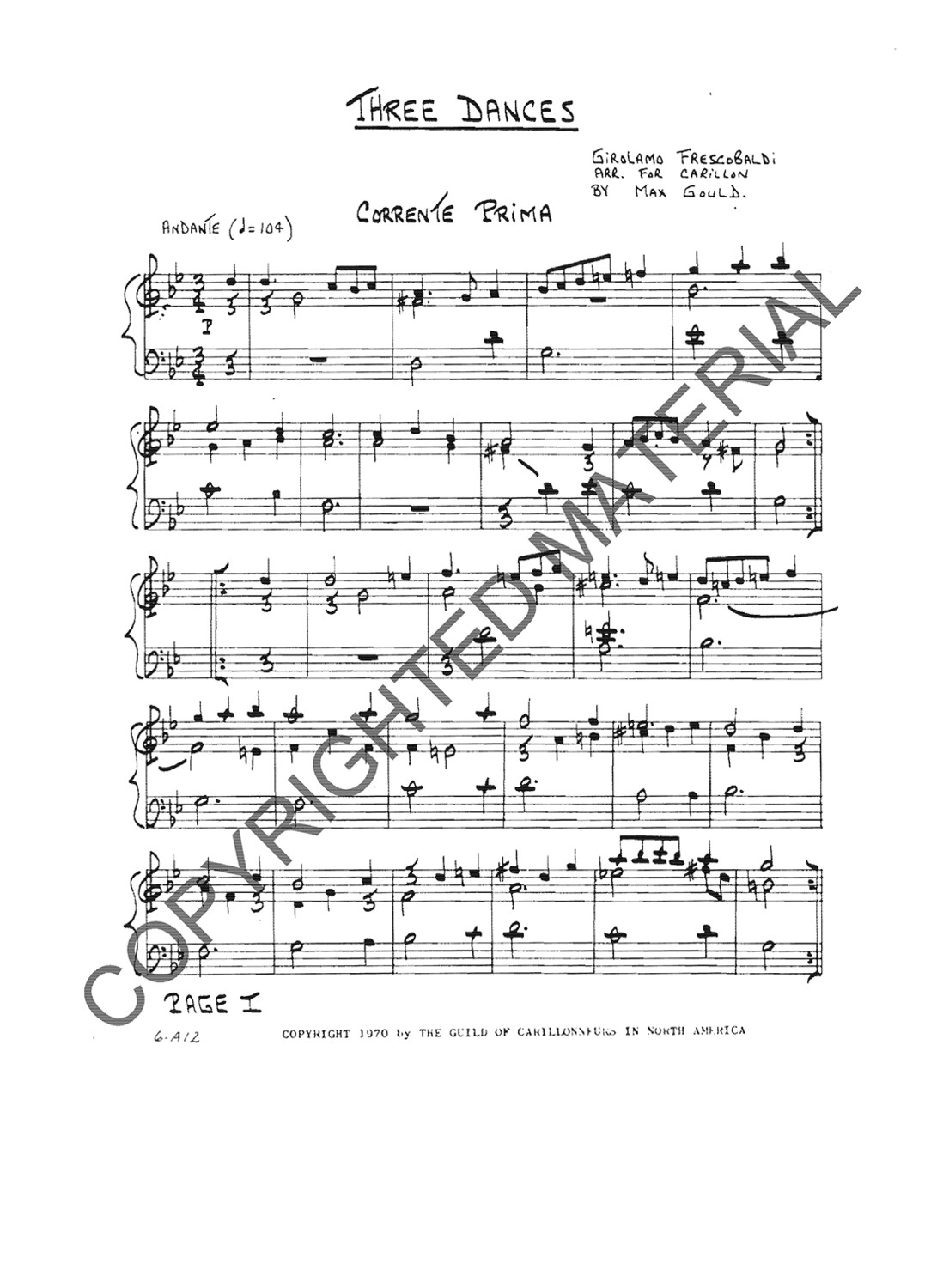 [PDF] Three Dances (Frescobaldi)