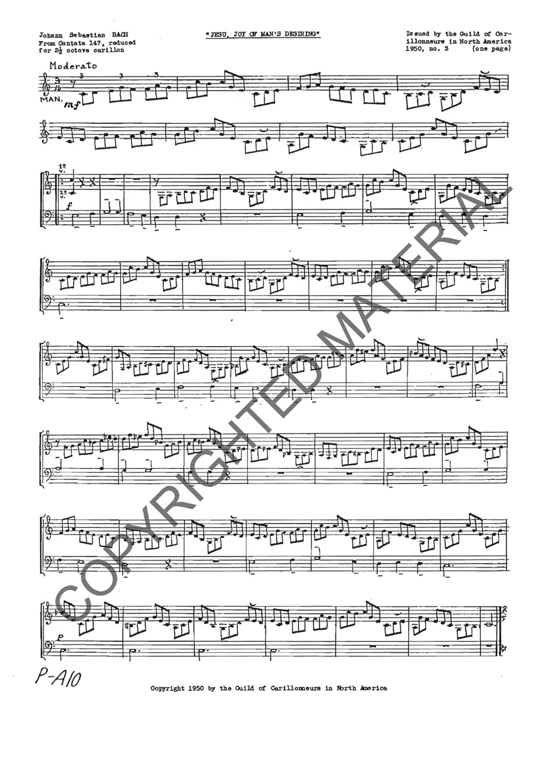 [PDF] Jesu, Joy of Man&#39;s Desiring