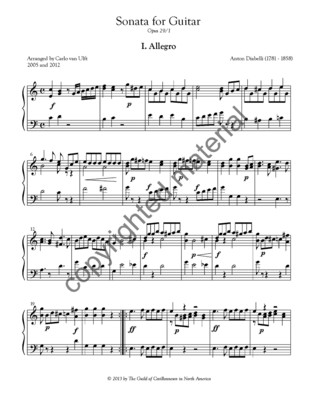 Sonata for Guitar