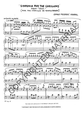 Sinfonia for the Carillons (Saul)