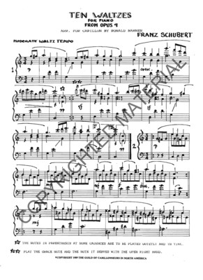 Ten Waltzes for Piano, Op. 9, Set 1