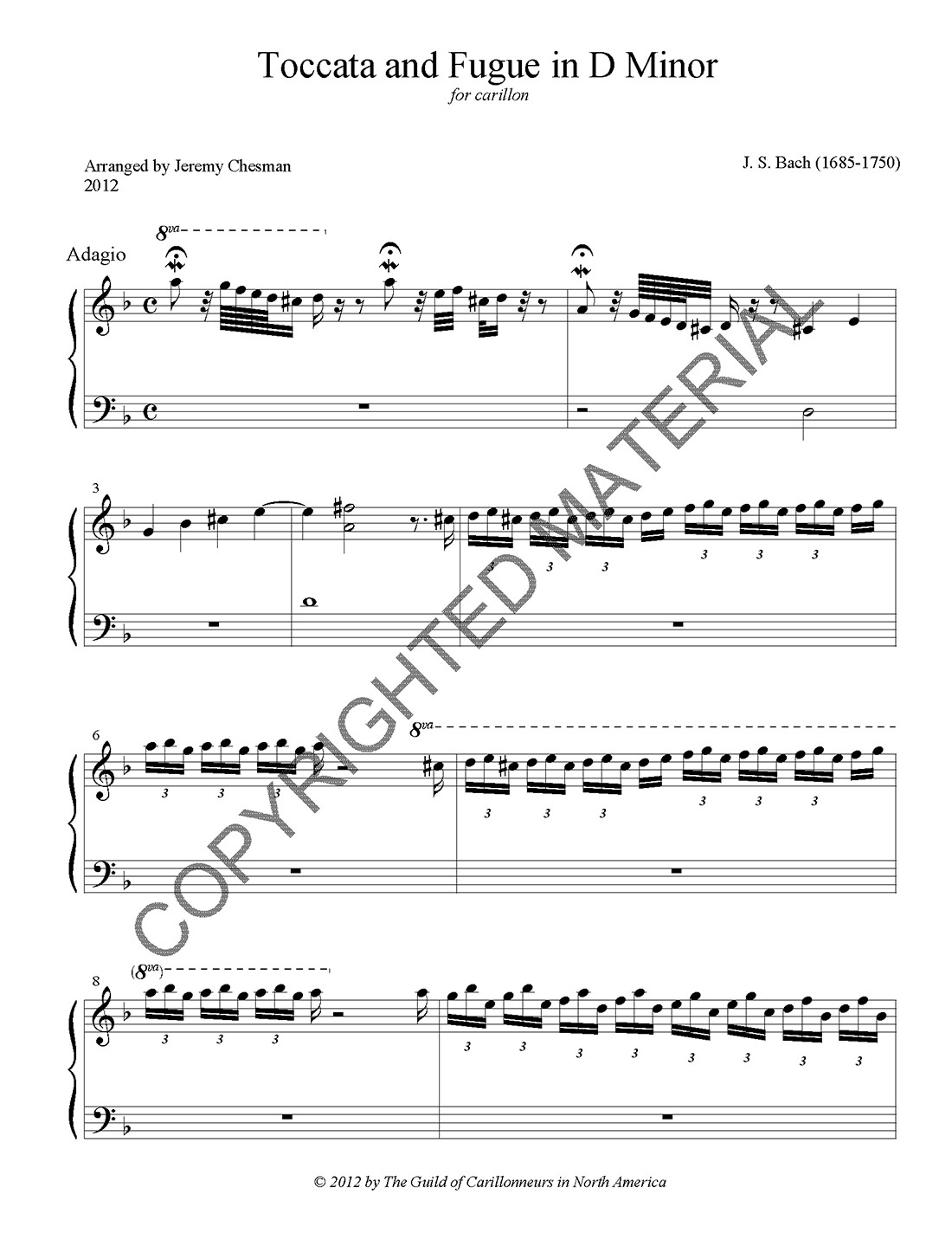 [PDF] Toccata and Fugue in D Minor (BWV 565)