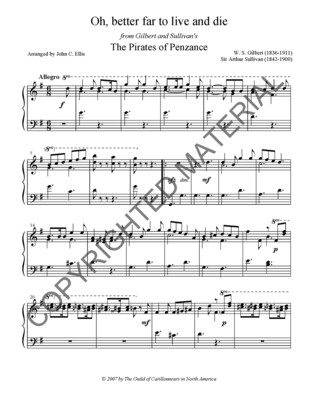 Three selections from The Pirates of Penzance