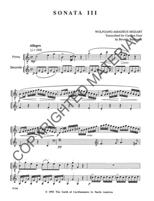 Sonata III (K. 545)