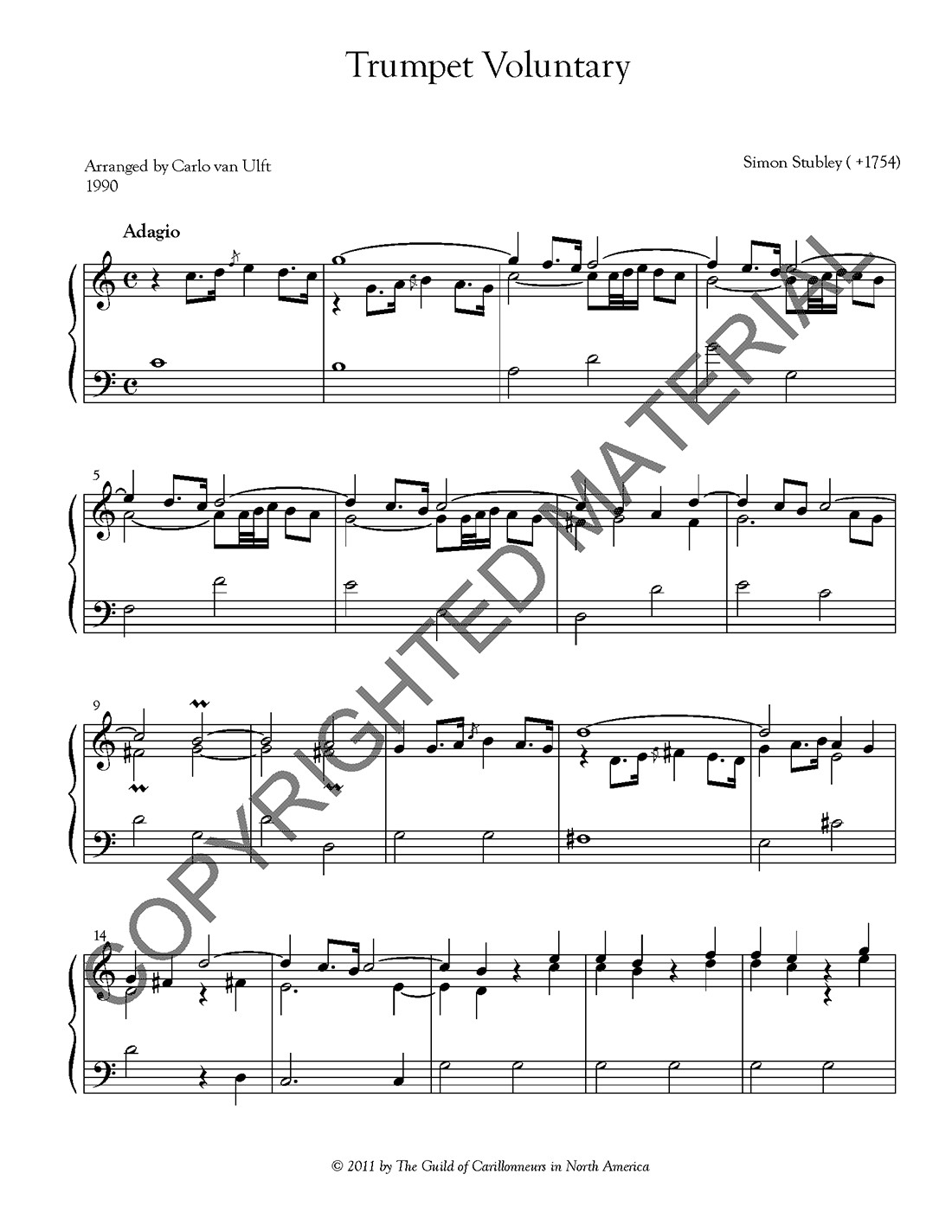 [PDF] Trumpet Voluntary (Stubley)