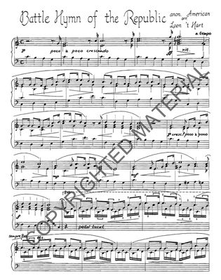 Image of the first page of the score for preview only