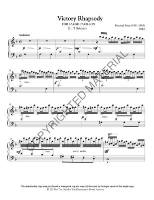Victory Rhapsody for Large and Small Carillon