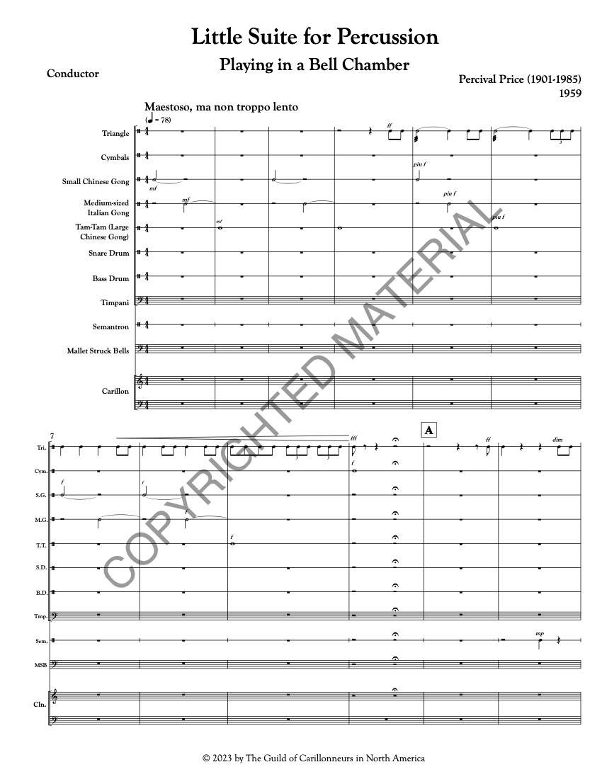 Little Suite for Percussion and Carillon