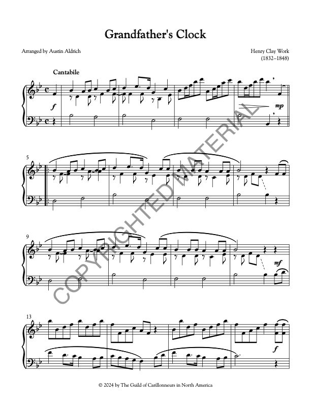 [PDF] Grandfather's Clock