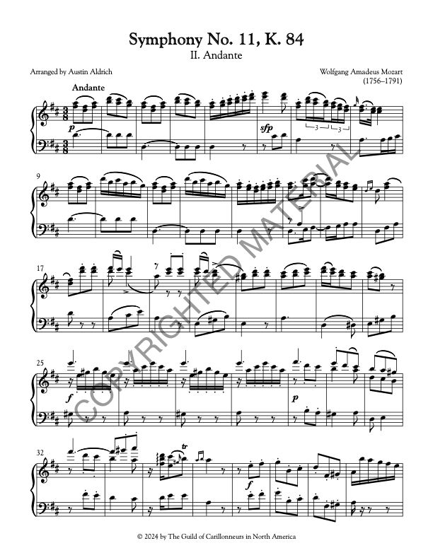 Andante (Symphony No. 11, K. 84)
