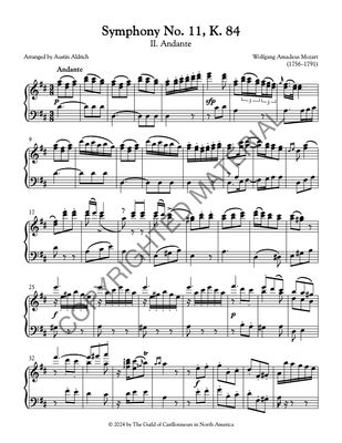 Andante (Symphony No. 11, K. 84)
