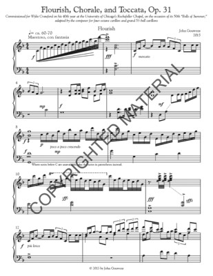 Flourish, Chorale, and Toccata
