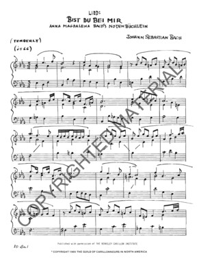 Image of the first page of the score for preview only