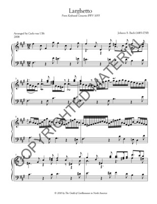 Larghetto (BWV 1055)