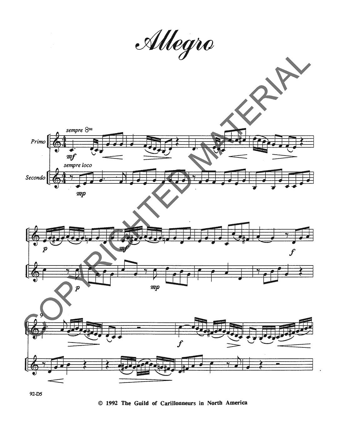 Pieces for a Musical Clock