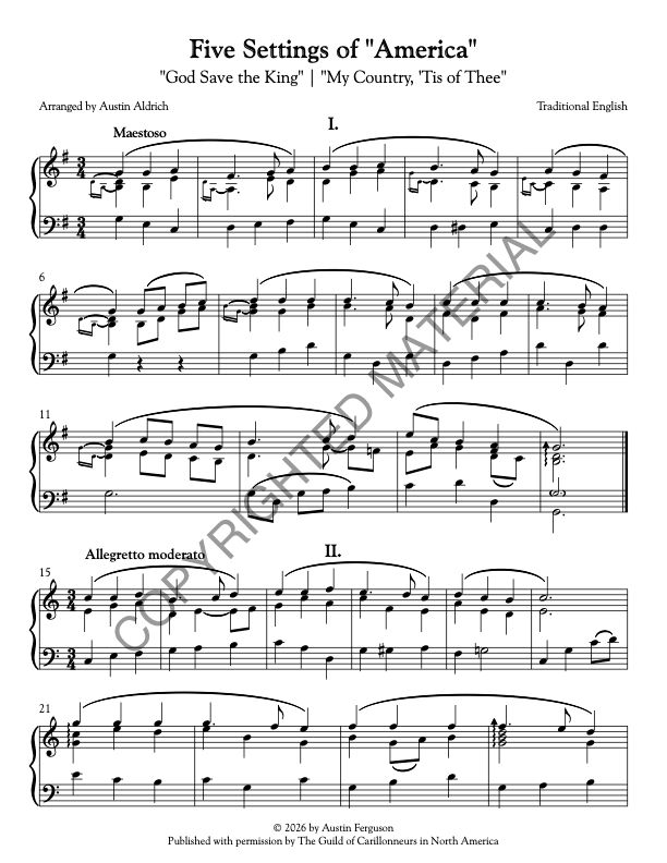 [PDF] Five Settings of "America"