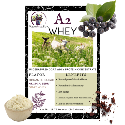 ​A2 -Immune Organic Goat Whey and Aronia Berry Powder