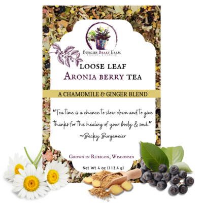 Aronia Berry Loose Leaf Organic Herbal Tea