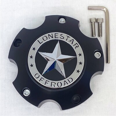 Lonestar Bandit Cap - Matte Black - 5 Lug