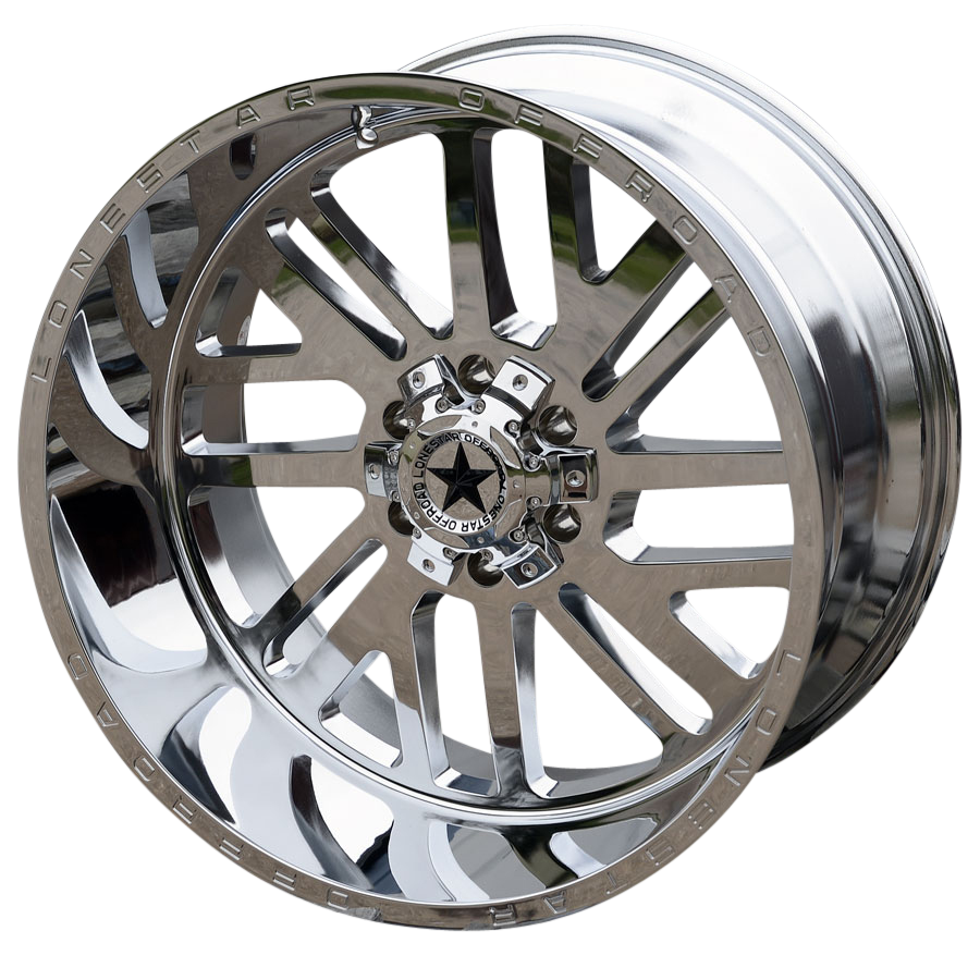 22x12 Chrome Lonestar Tomahawk Wheels (4), 5x5.5(139.7mm) & 5x5(5x127mm), -44mm Offset 22x12 Chrome Lonestar Tomahawk Wheels (4), 5x5.5(139.7mm) & 5x5(5x127mm), -44mm Offset