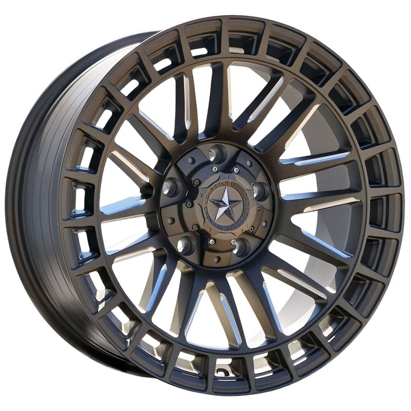 20x9 Sand Bronze Lonestar Frontier Wheels (4), 5x5.5(139.7mm) & 5x150mm, +8mm Offset, FLOWFORMED